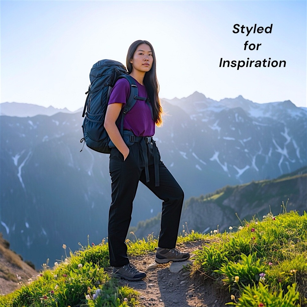 Royal Robbins Hiking Pants Womens‎ 12 Black Outdoor Travel Lightweight Hiking